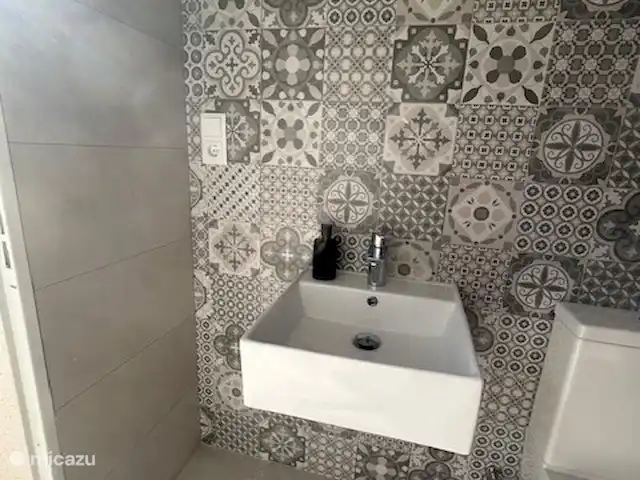 Maison de l'Arroyo | Espagne, Costa Blanca, Hondón de las Nieves - villa Douches et toilettes sur la terrasse