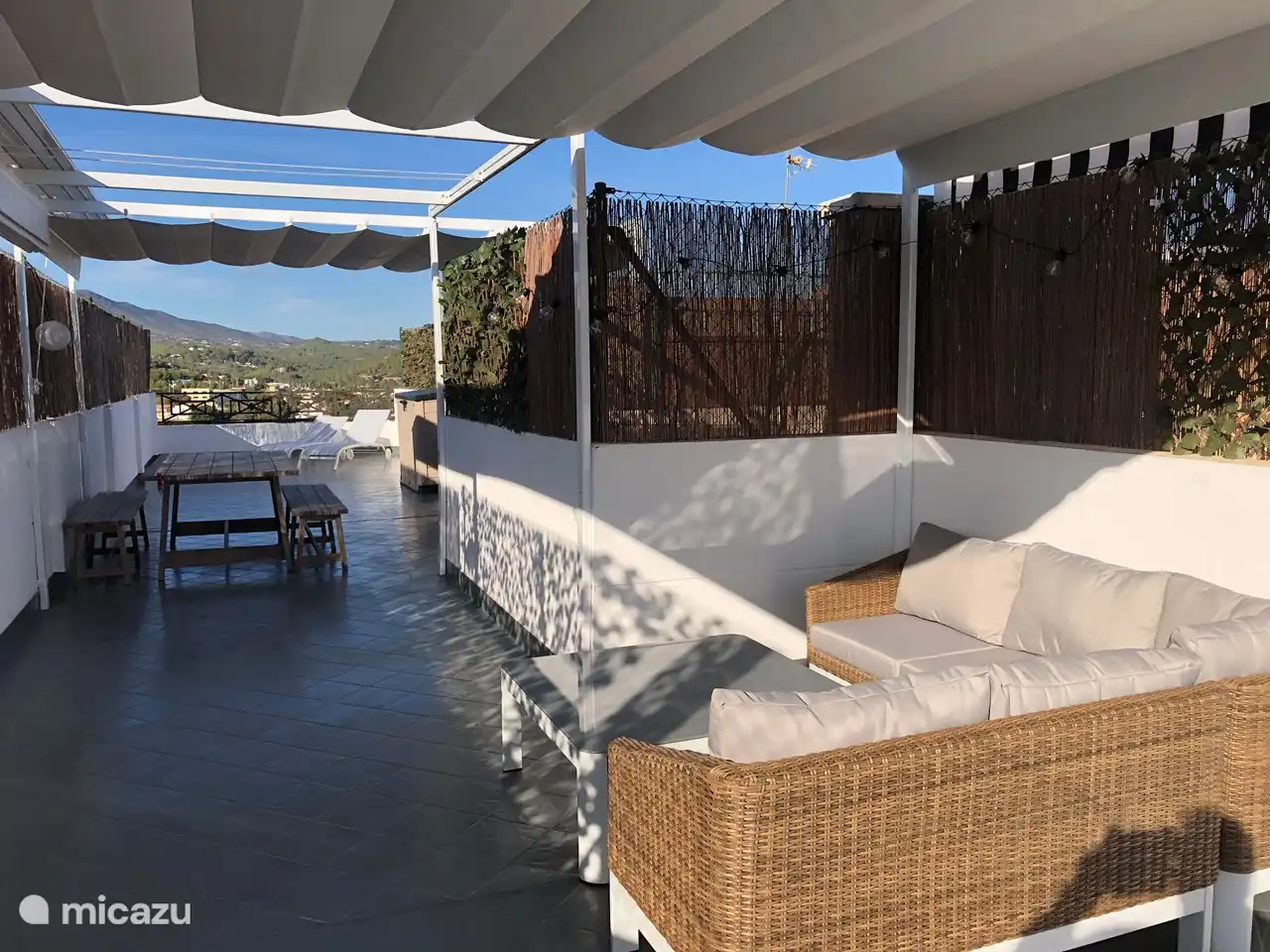 terrasse sur le toit