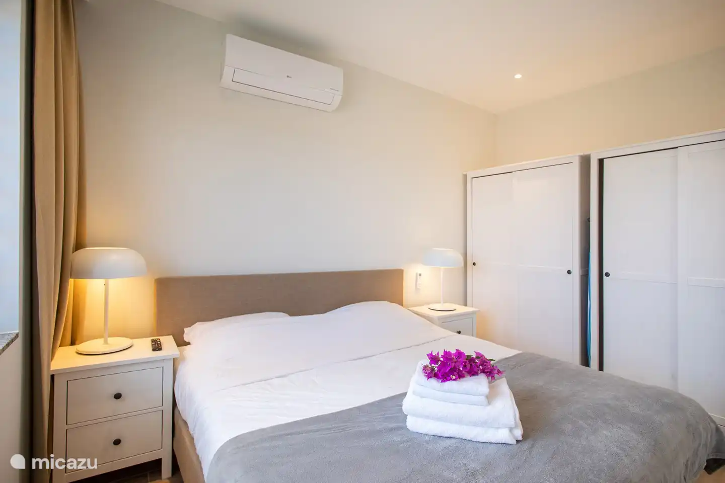 Equipped with air conditioning and TV