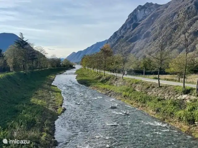 Location de Vacances Italie, Lacs italiens , Porlezza, chalet - Torino 7, Porlezza pétillante Vue du côté du camping