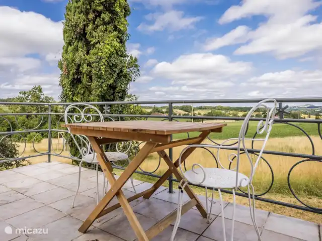 Castillo Mondou en Francia, Lot y Garona, Villeneuve-sur-Lot - casa rural / cabaña Balcón Bellevue con vistas