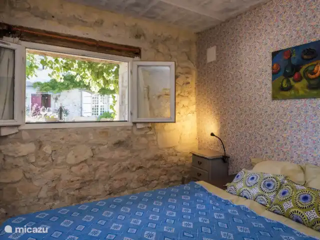 Castillo Mondou en Francia, Lot y Garona, Villeneuve-sur-Lot - casa rural / cabaña Dormitorio doble La Loge en la planta baja