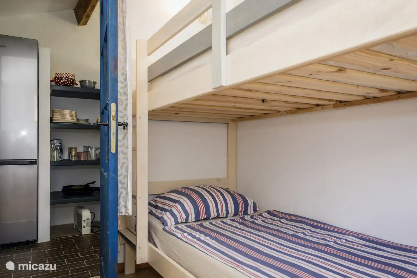 La Loge bunk room next to the kitchen