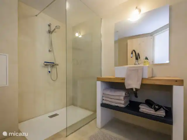 Castillo Mondou en Francia, Lot y Garona, Villeneuve-sur-Lot - casa rural / cabaña baño de la loge