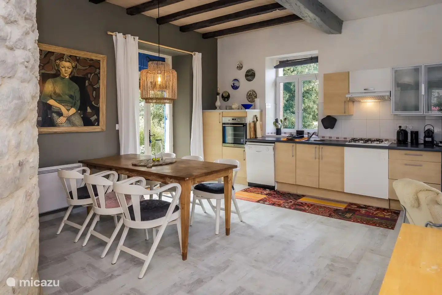 living kitchen gite Bellevue