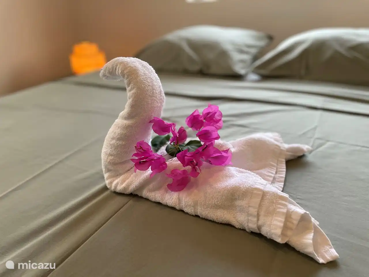 Bedlinnen en handdoeken zijn aanwezig