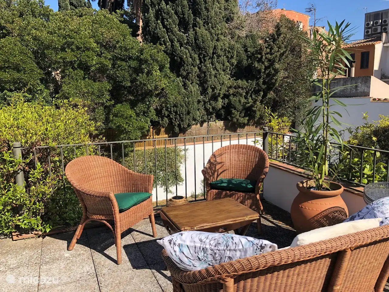 Garden Seating & BBQ area