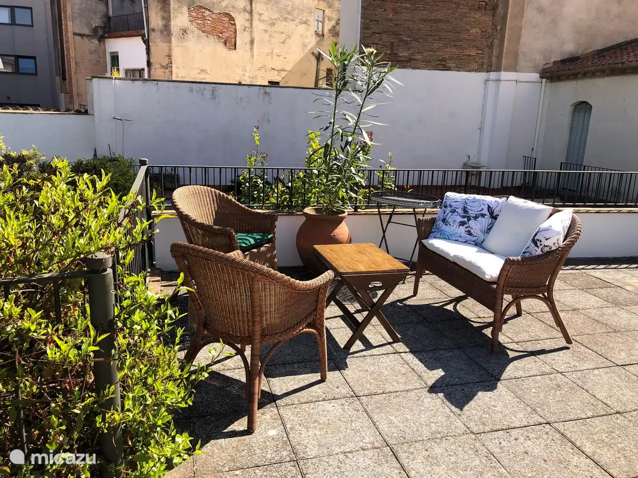 Garden Seating & BBQ area