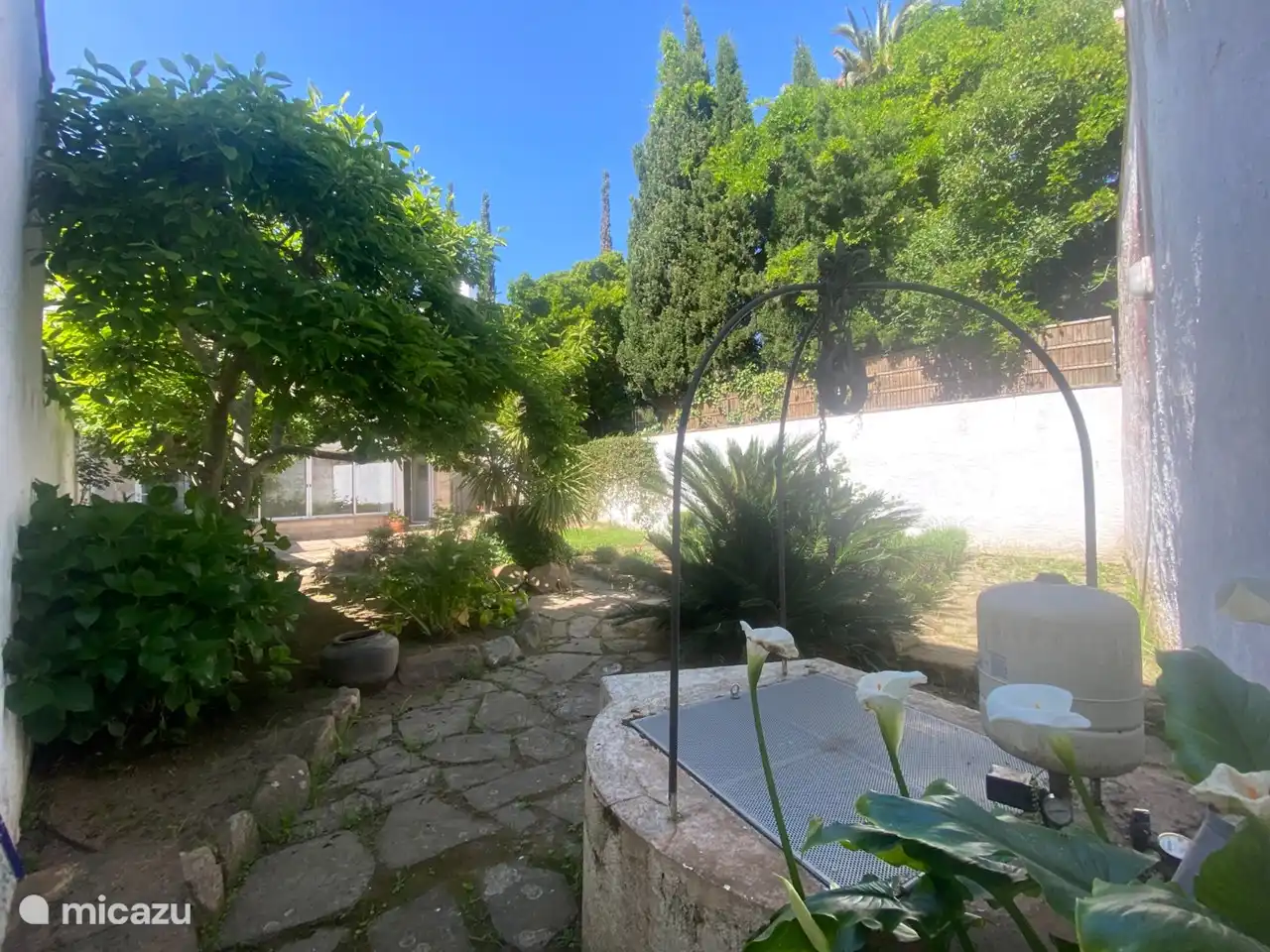 View of the garden on the ground floor
