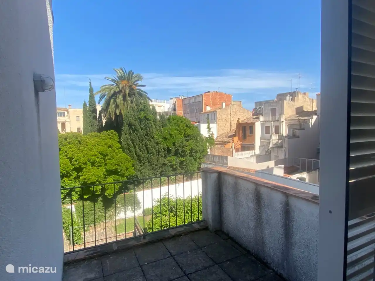 View of the garden on the ground floor