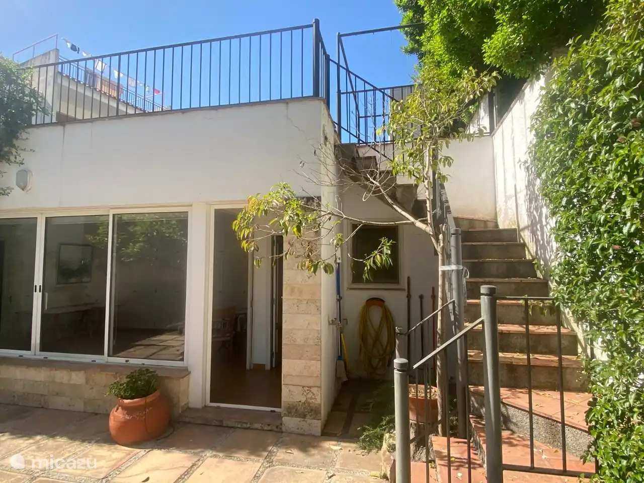 View of the garden on the ground floor