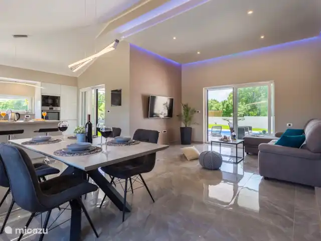 villa huren in Kroatië, Istrië, Barban – Vila Martina woonkamer