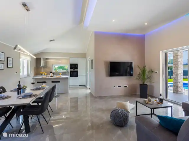 villa huren in Kroatië, Istrië, Barban – Vila Martina woonkamer