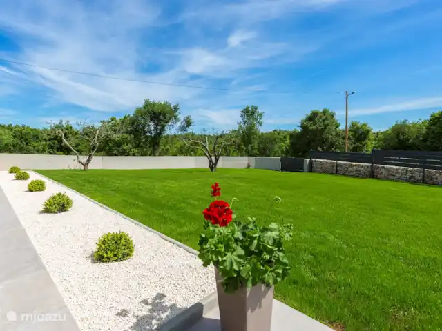 villa huren in Kroatië, Istrië, Barban – Vila Martina tuin
