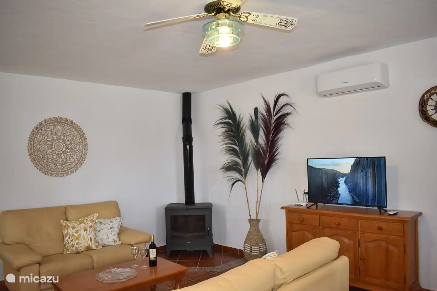 estufa de leña para las noches más frías de invierno