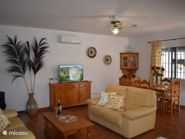 Finca Aguaillo | Espagne, Andalousie, Cómpeta - gîte / cottage salon avec coin repas