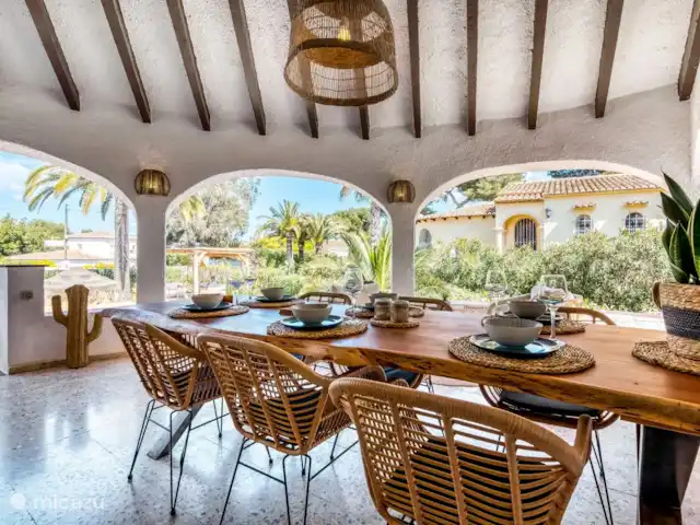 Casa de Isabella  | Espagne, Costa Blanca, Jávea - maison de vacances La naya, confortable, est équipée d’une grande table à manger