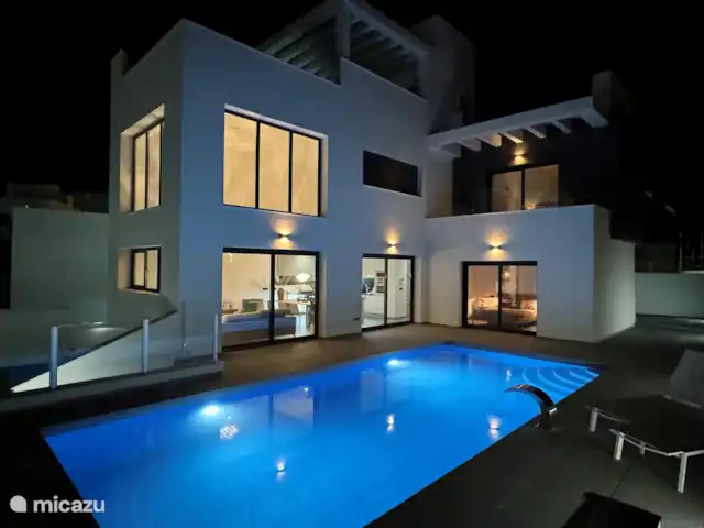 Villa Dorada 8 Finestrat | Espagne, Costa Blanca, Benidorm - villa Piscine la nuit
