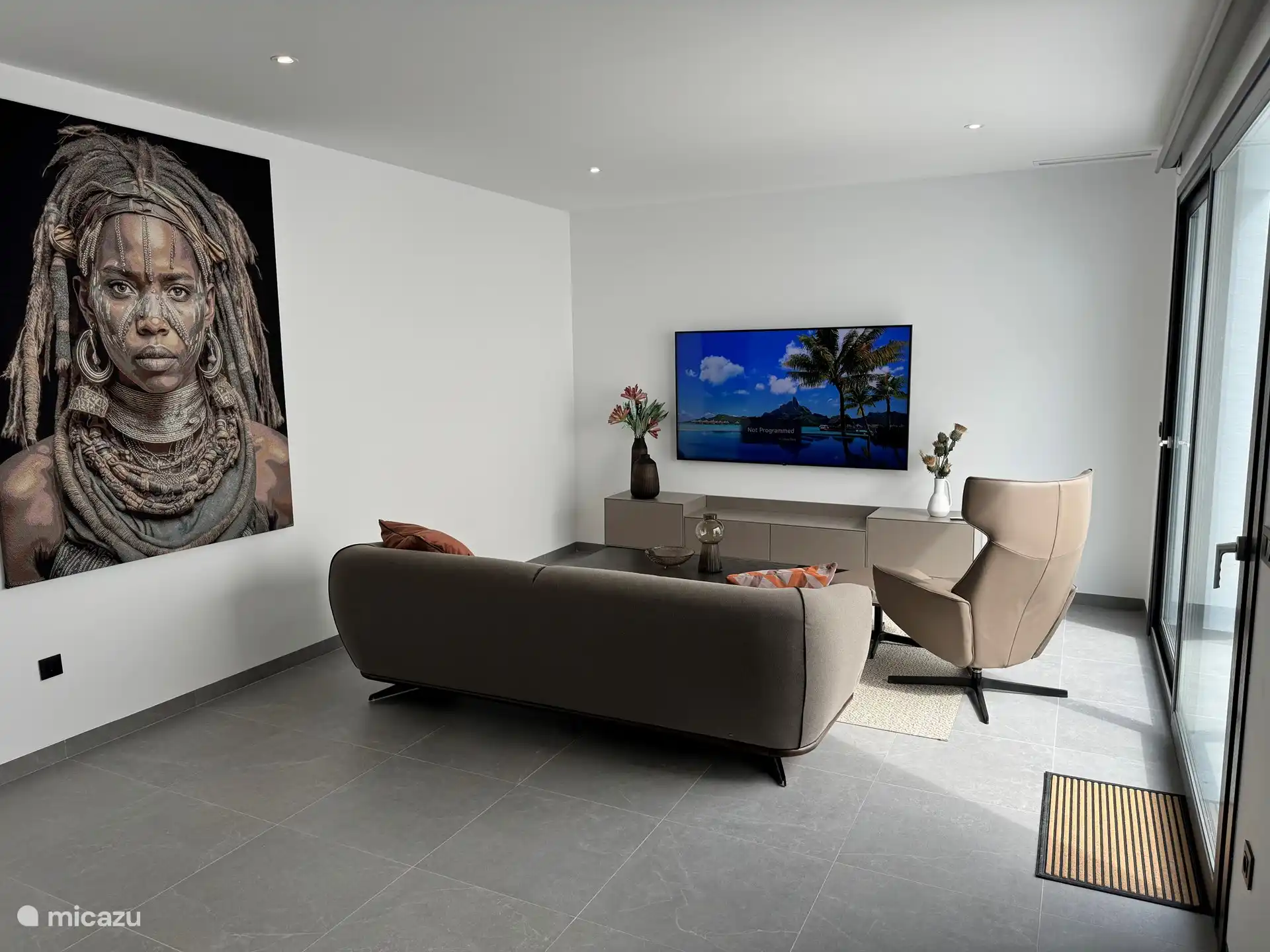 sala de relajación en el sótano