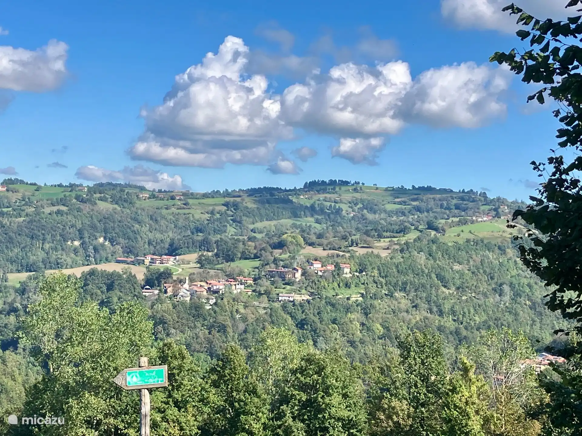 Aussicht während der Wanderung von Casavabene