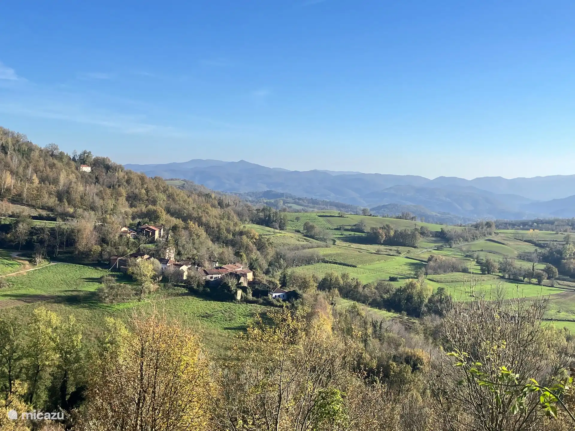 Aussicht während der Wanderung von Casavabene