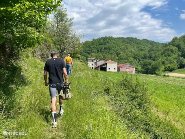 Casavabene Appartement Cinghiale huren in Italië, Piëmont, Murazzano - appartement Wandelpad dat ook langs Casavabene loopt