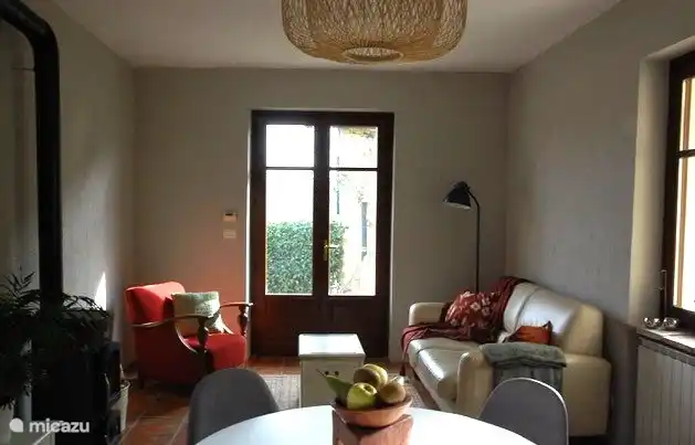 Der Sitzbereich der Cinghiale-Wohnung