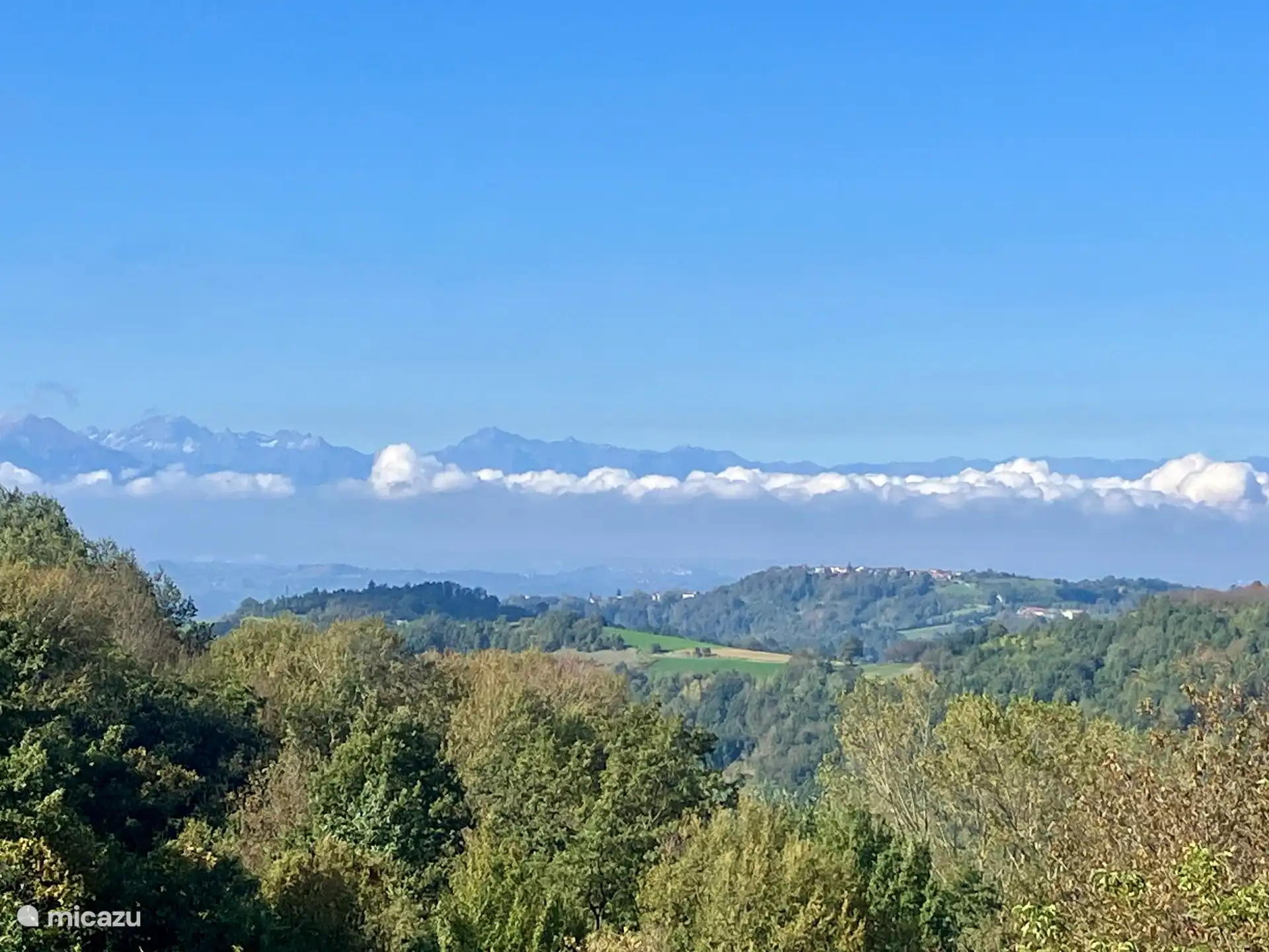 Aussicht während der Wanderung von Casavabene