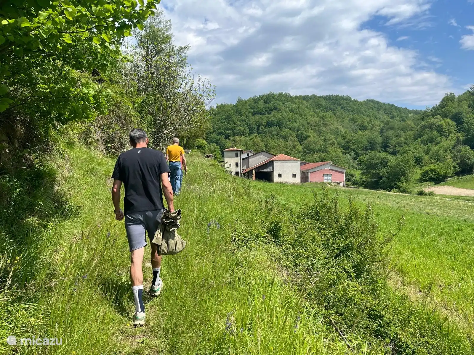 Wanderweg, der auch entlang von Casavabene verläuft