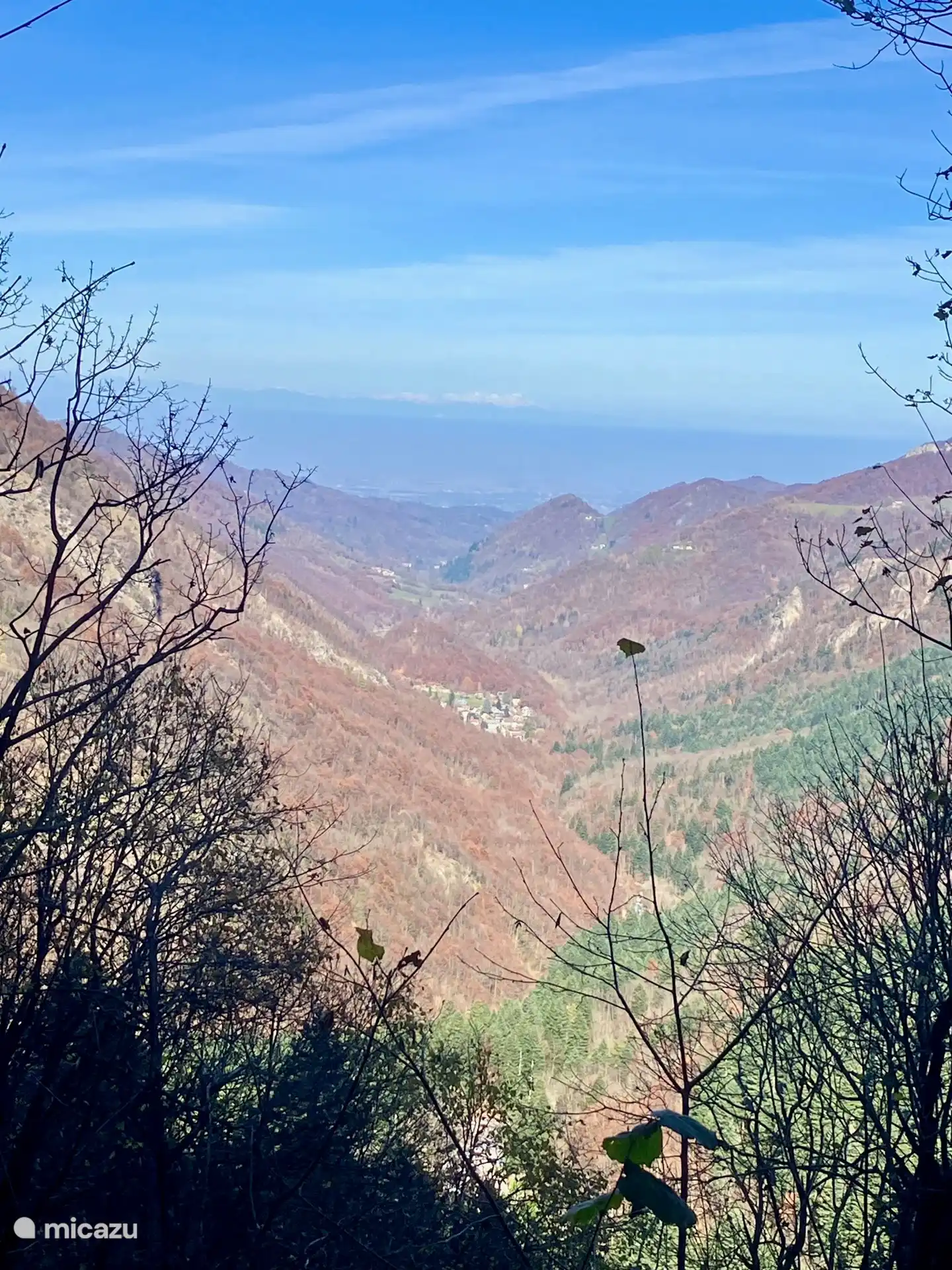 Die Berge eine dreiviertel Stunde von Casavabene entfernt