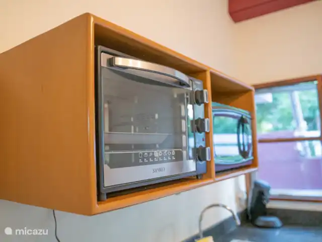 Sundancer Studio | Curaçao, Curaçao-Centre, Boca St. Michiel - studio Cuisine ouverte entièrement équipée avec micro-ondes, four, réfrigérateur, plaque de cuisson et tout le nécessaire pour cuisiner vous-même pendant votre séjour.