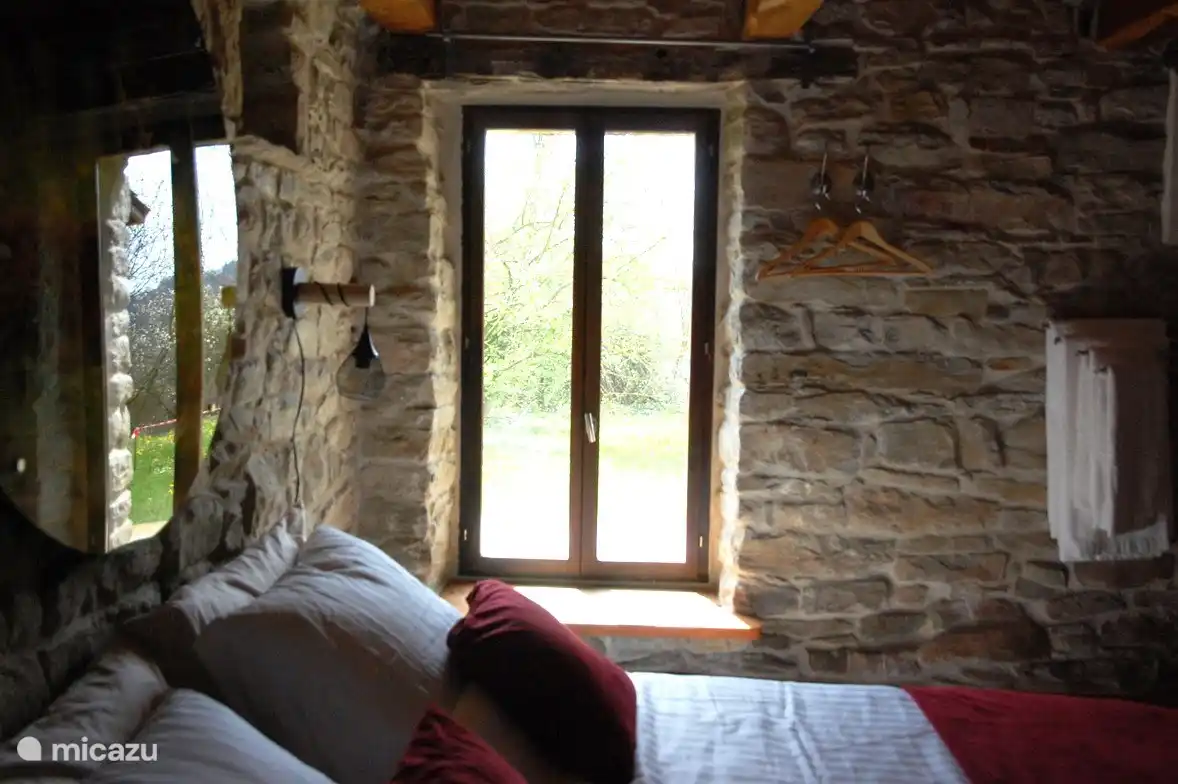 Vom Schlafzimmer aus gelangen Sie direkt auf die Terrasse