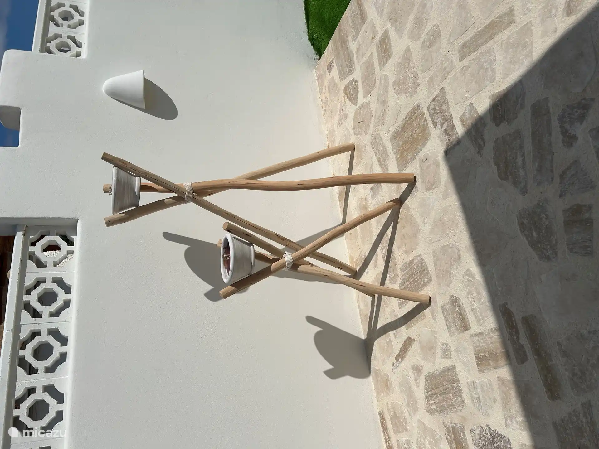 Antorchas de velas de laurel Villa