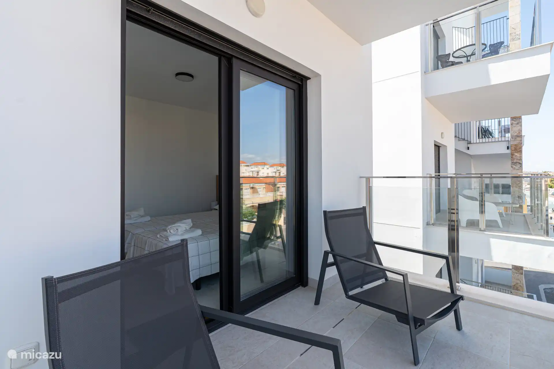 Terrasse à l’arrière de la 2ème chambre