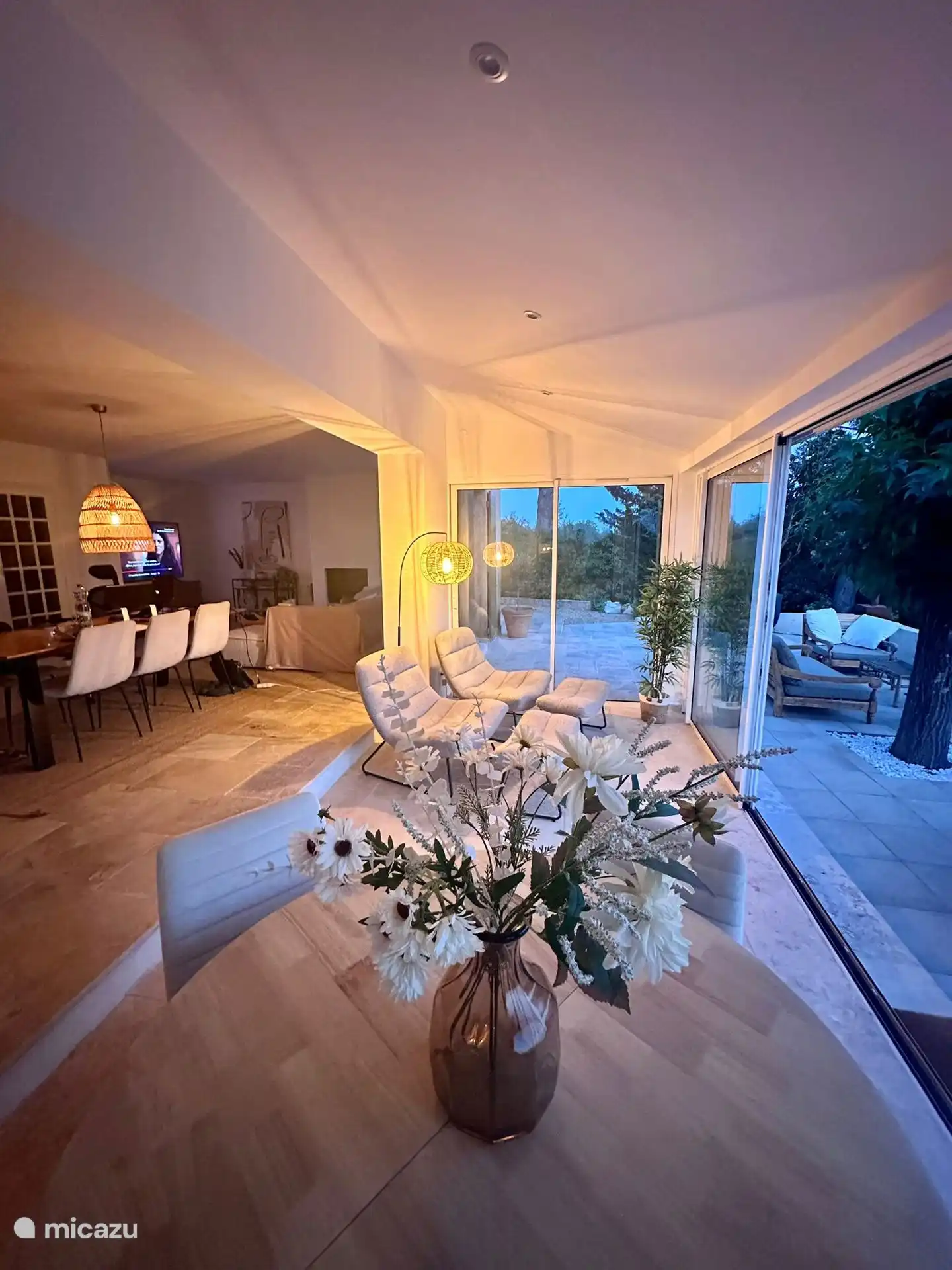 Veranda y zona de vida