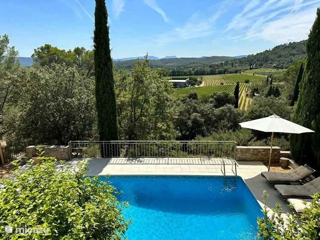 Vista ininterrumpida sobre los viñedos.