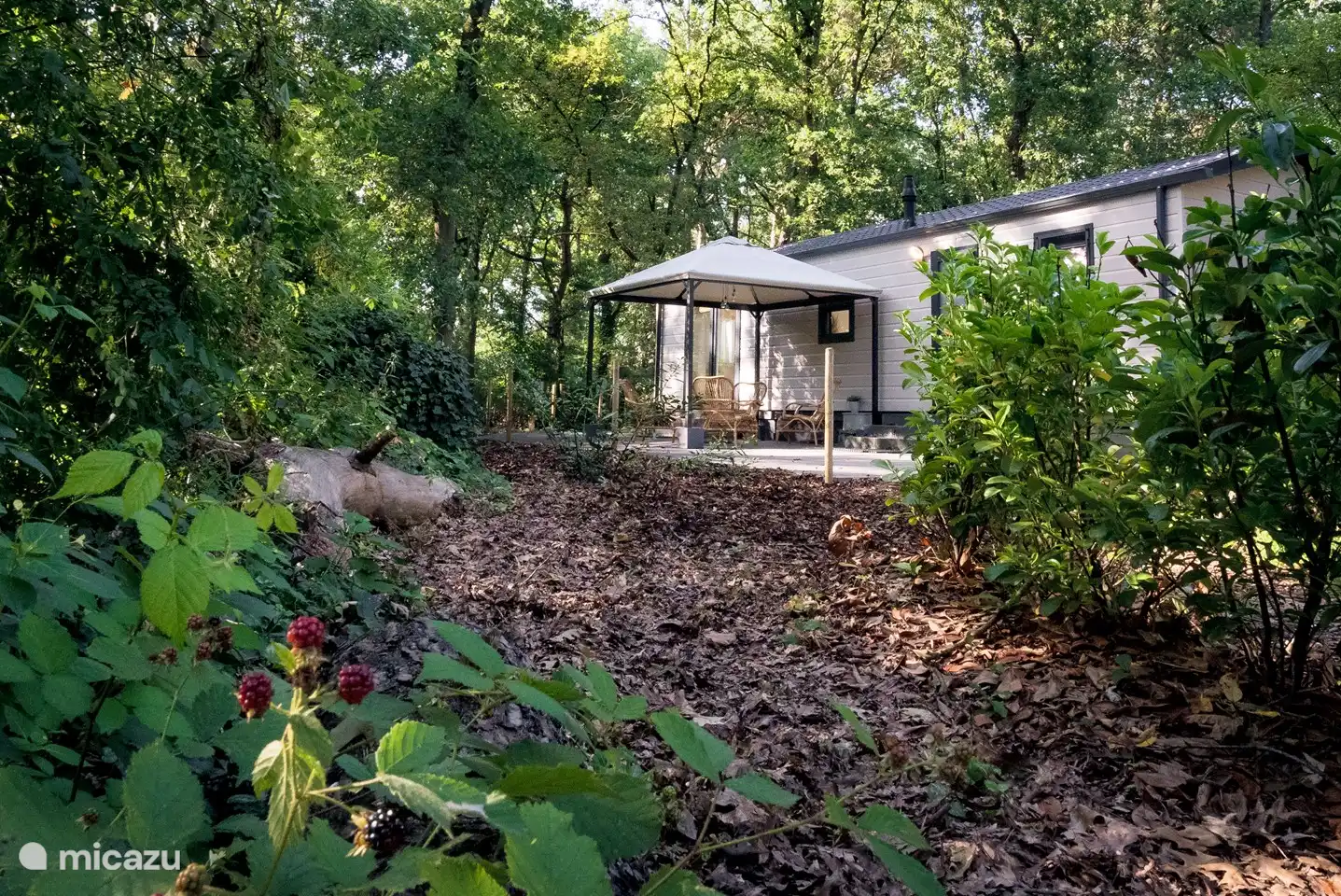 Der Garten bietet viel Privatsphäre