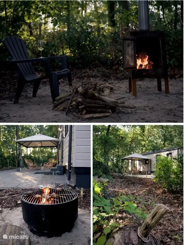 Gemütliches Haus versteckt im Wald
