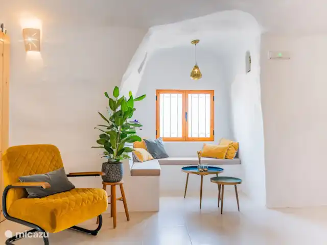 Casa Lua Galera | Espagne, Andalousie, Huescar - villa Salon dans les grottes