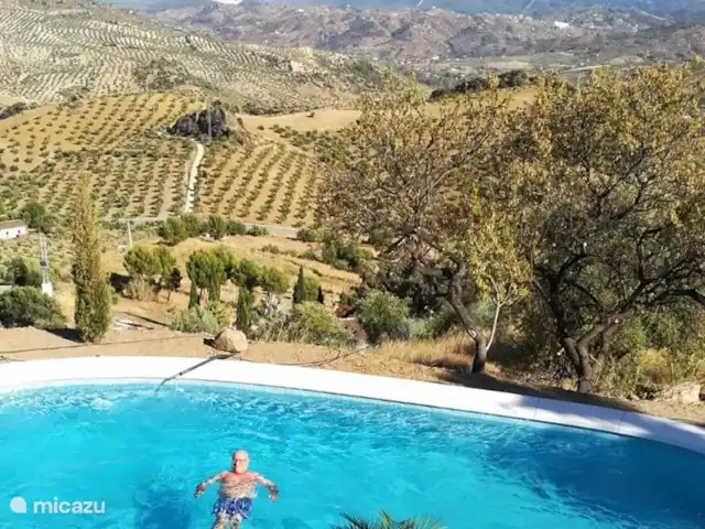 landhuis / kasteel in Spanje – Landhuis met privé zwembad Zwembad met uitzicht