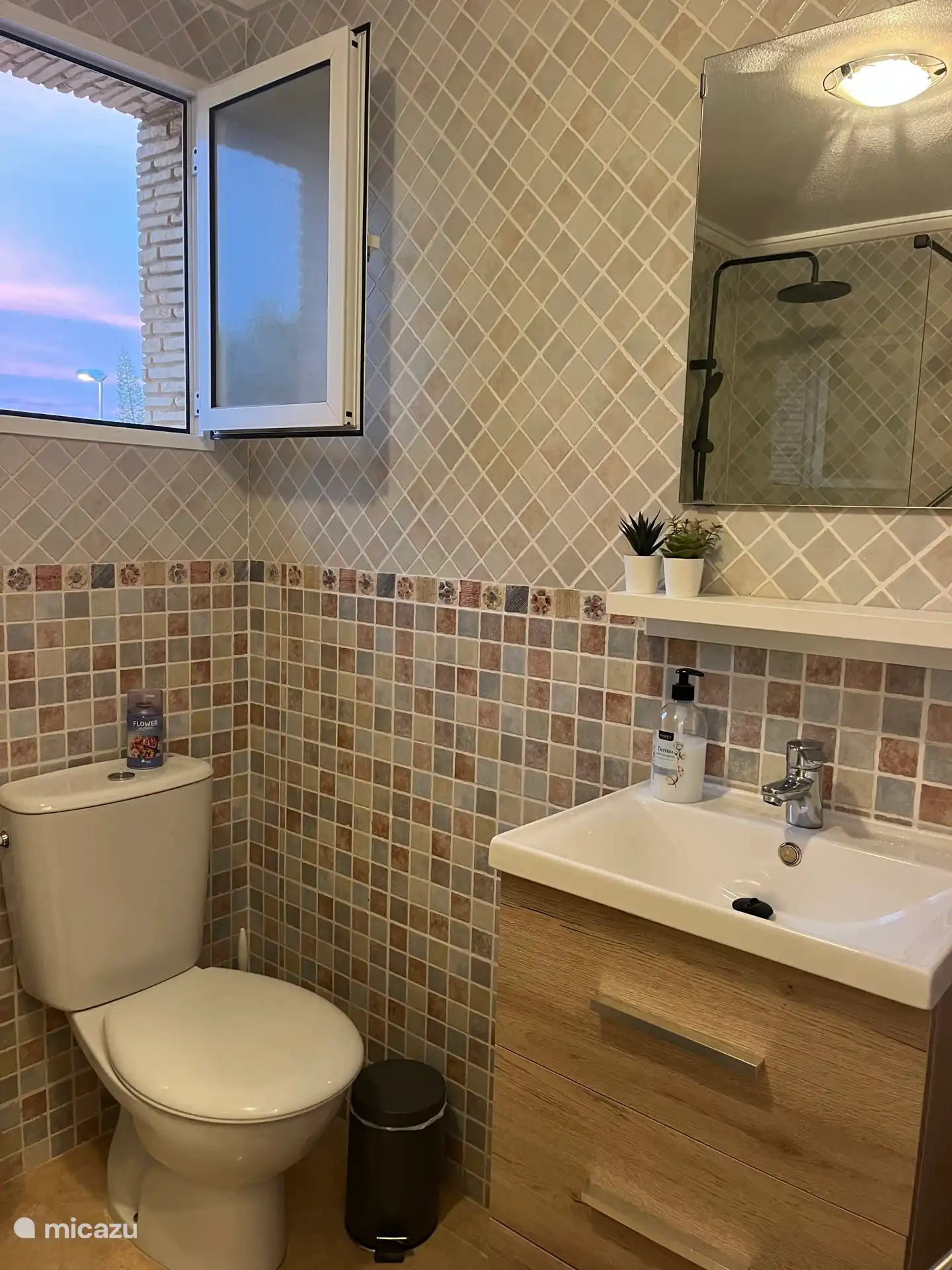 Salle de bain avec douche à l’italienne