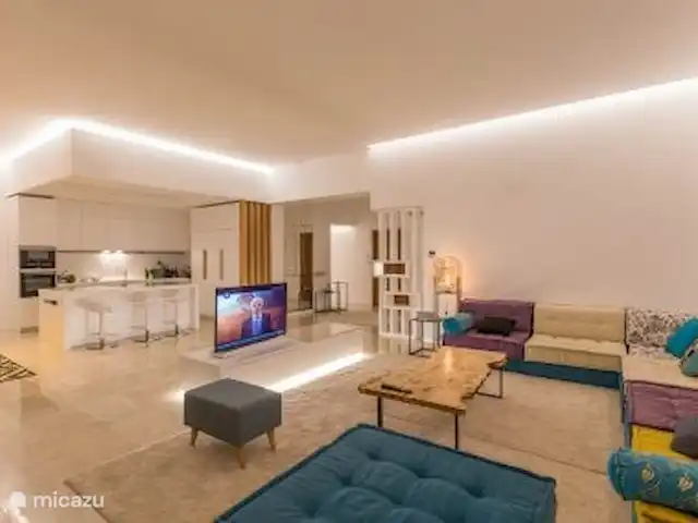 Villa Faralya | Turquie, Côte lycienne, Fethiye - villa aperçu séjour avec cuisine