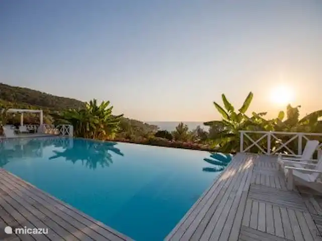 Villa Faralya | Turquie, Côte lycienne, Fethiye - villa coucher de soleil sur la magnifique piscine à débordement