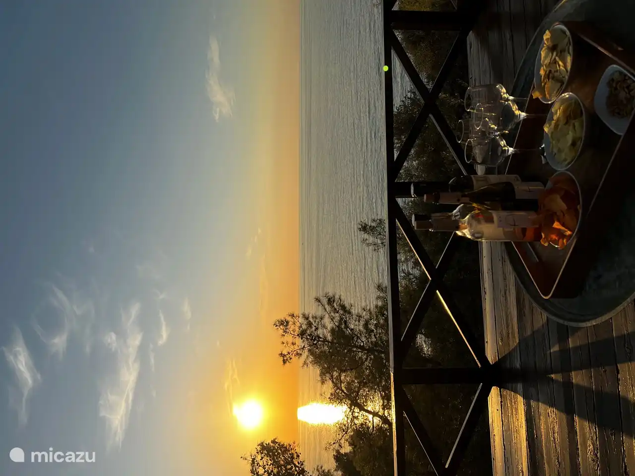 de mooiste zonsondergang 