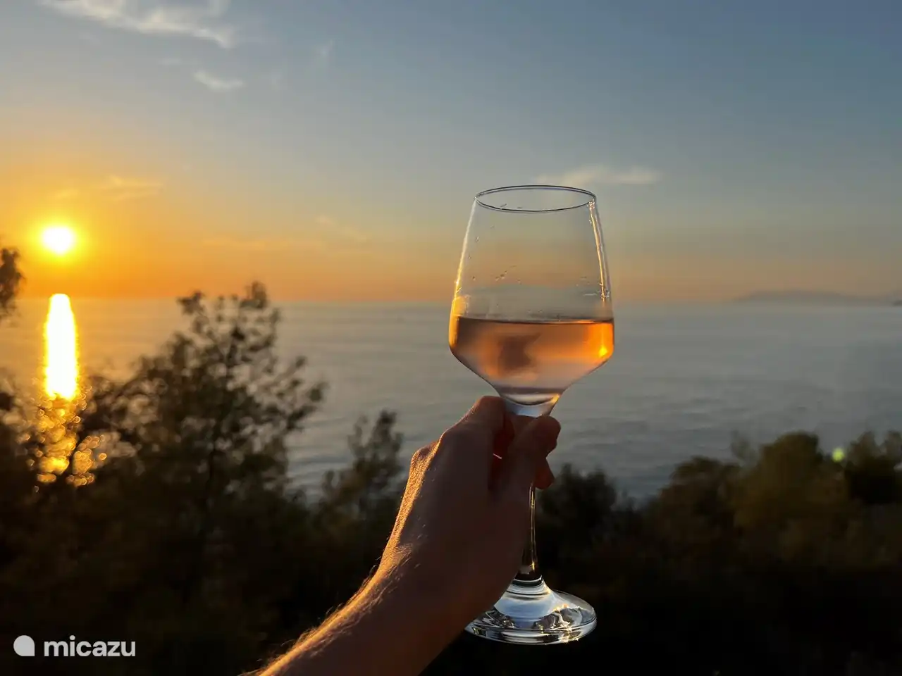 elke dag genieten van een prachtige zonsondergang