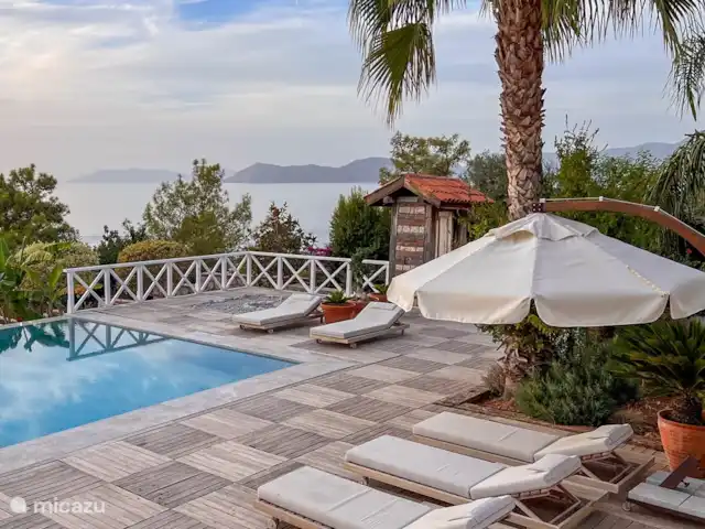 Villa Faralya | Turquie, Côte lycienne, Fethiye - villa vue jardin et mer
