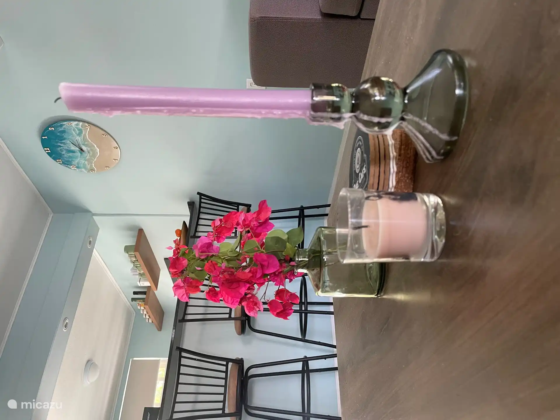 Sala de estar con foto atmosférica