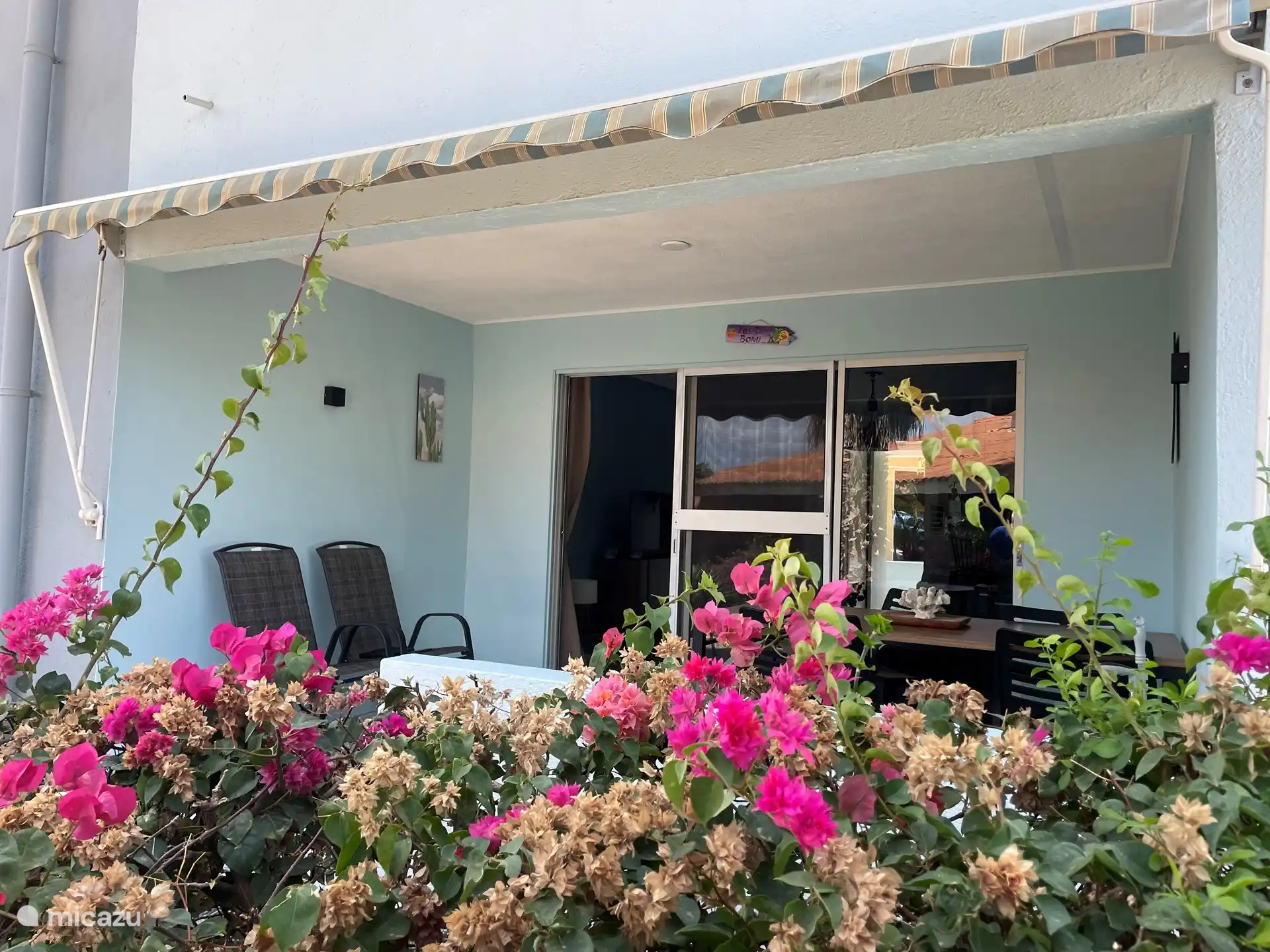 Foto atmosférica de la terraza