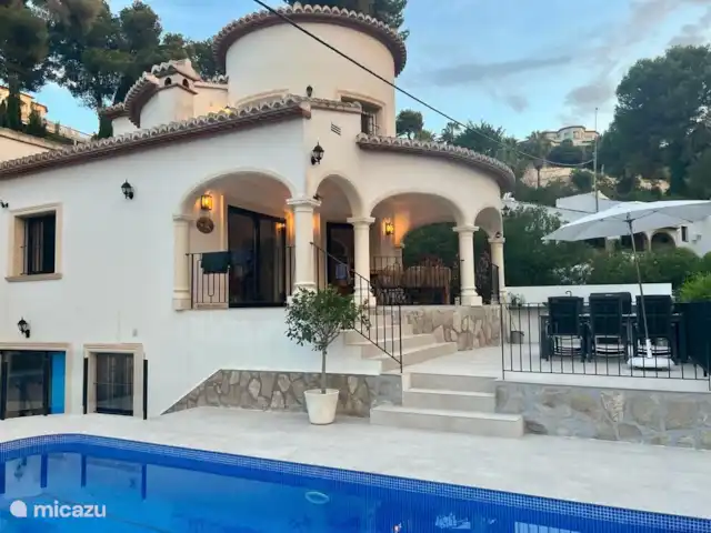 Casa Palmares | Espagne, Costa Blanca, Jávea - villa écran latéral de terrasse de maison