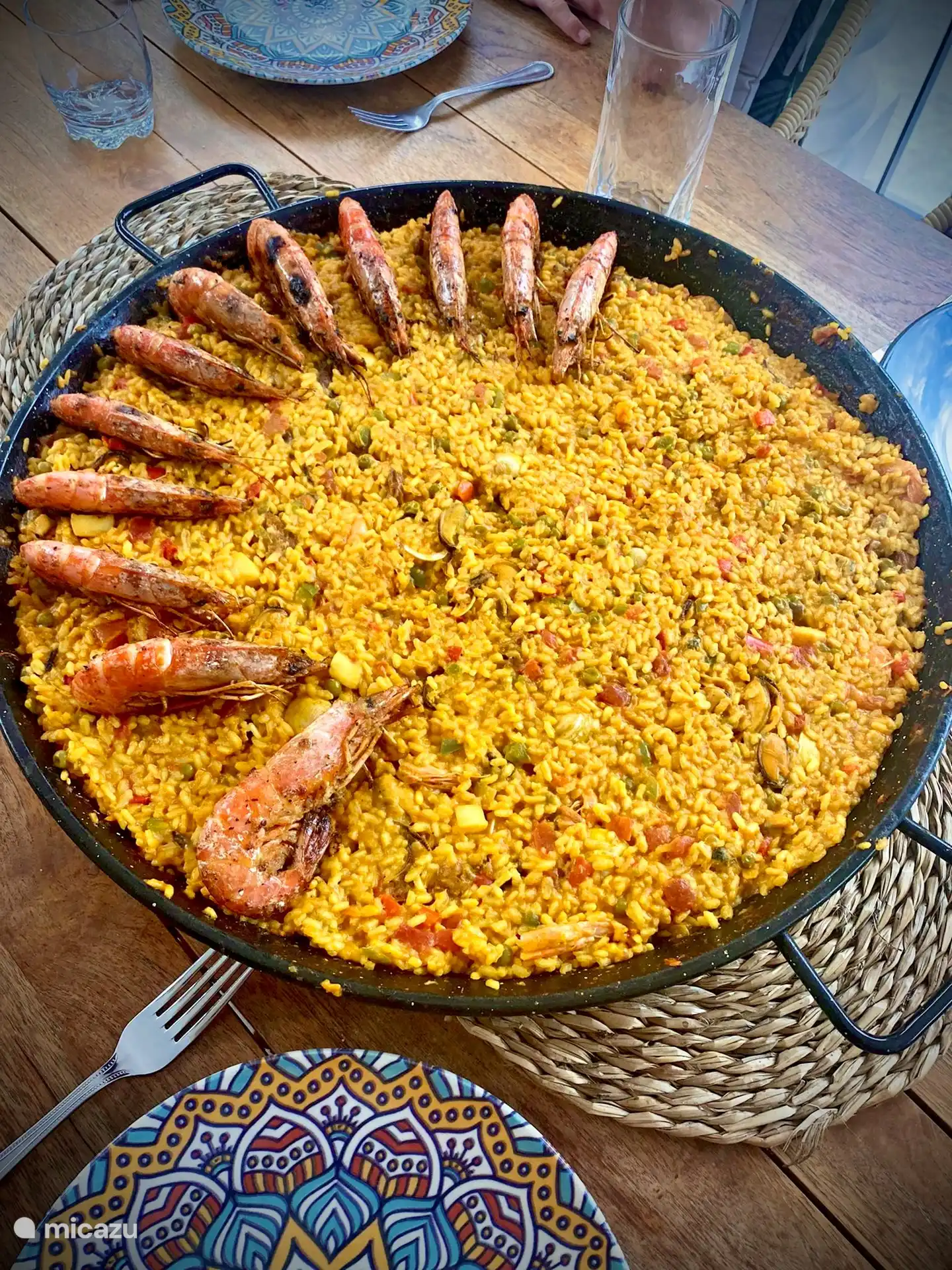 Das Paella-Set wurde schon viele Male verwendet